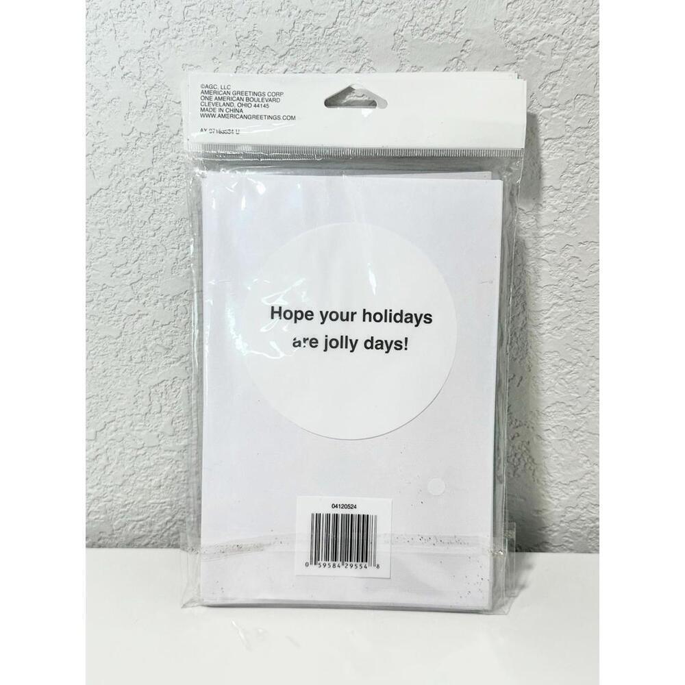 NEW american greetings Holiday Cards Santa Clause 10 Christmas Cards Set of 3 - Picture 5 of 6